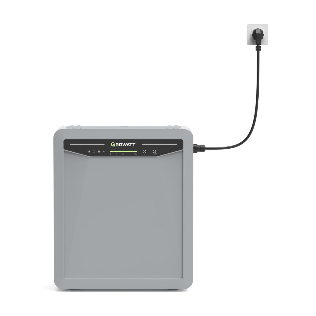 Growatt AURA 5000 home battery plugs into a wall socket, no installer needed