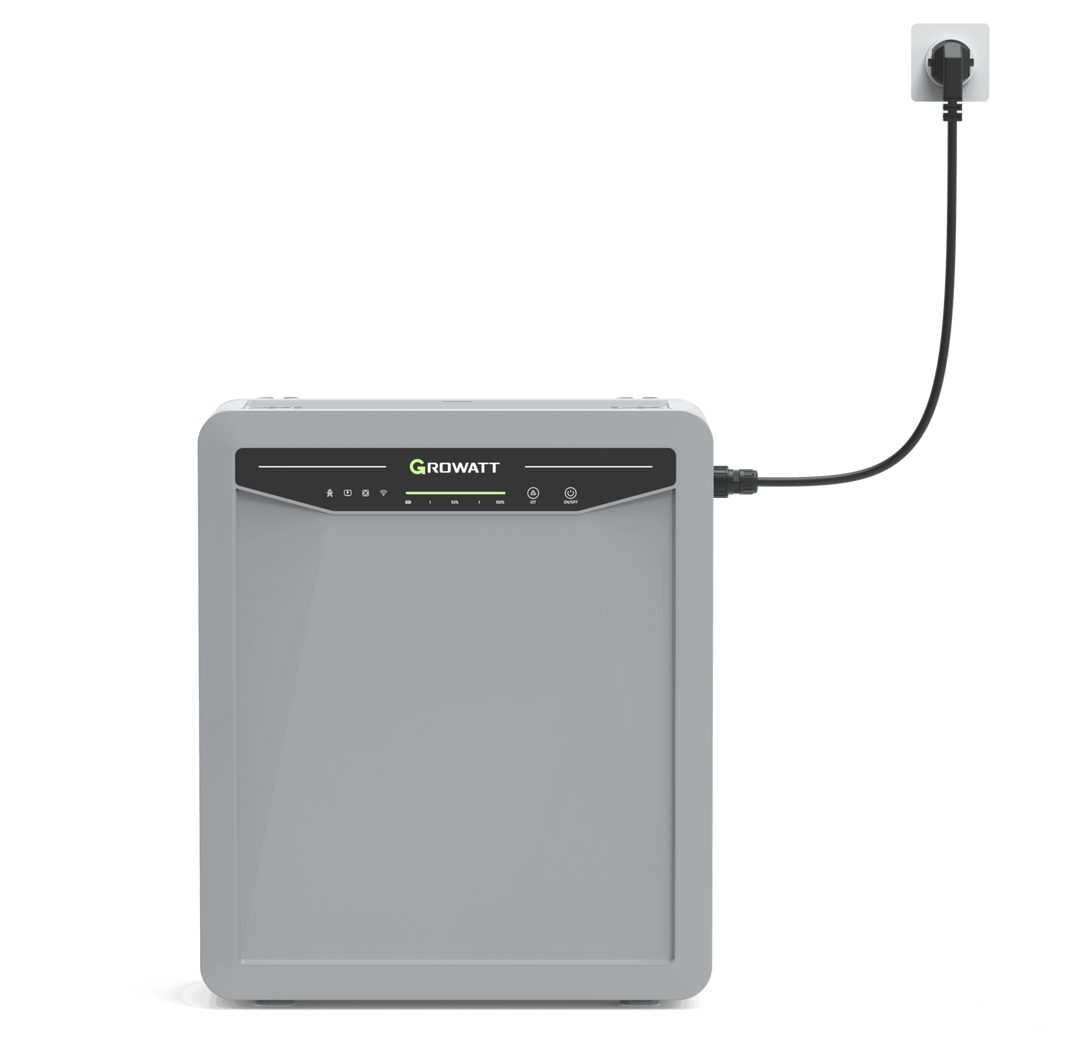 Growatt AURA 5000 home battery plugs into a wall socket, no installer needed