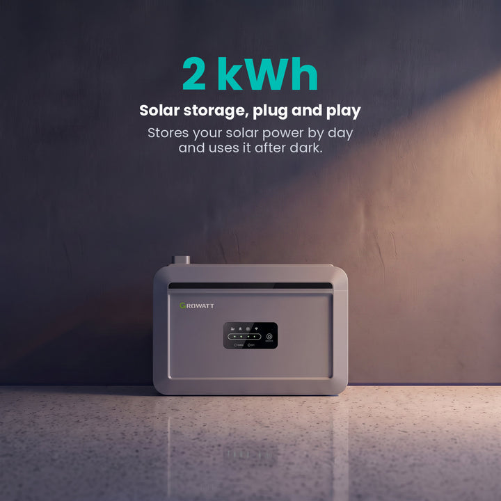 Growatt NEXA 2000 2 kWh solar battery for homes in Portugal